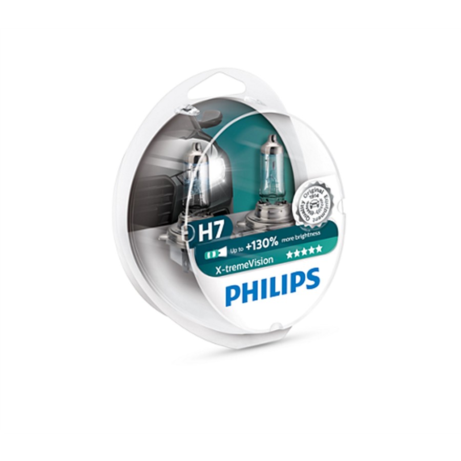 2 luces PHILIPS X-treme Vision H7 - Norauto