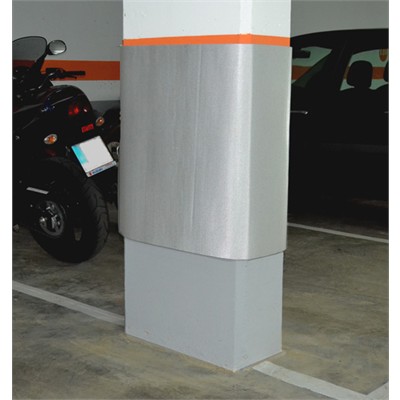 Protector columna de garaje. Protección para vehículos y talleres