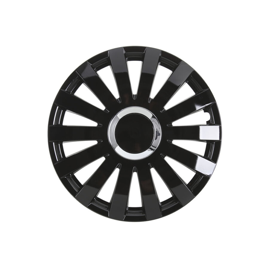 Conjunto de tapacubos negro para rueda mod. Aura 16 pulgadas x4