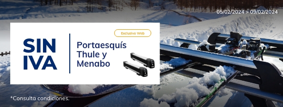 Portaesquís/tablas de snowboard magnético MENABO Aconcagua - Norauto